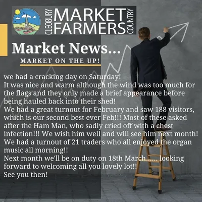 Cleobury Country Farmers Market News Feb 23!!