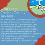 Whats on at Cleobury Country in July 